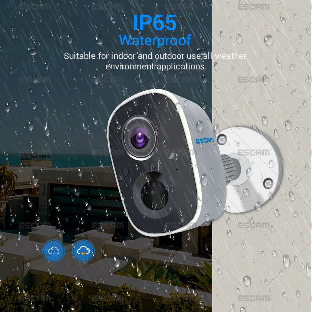 ESCAM G14 1080P WiFi IP Camera Full HD AI Recognition & PIR WiFi Security Camera Qme