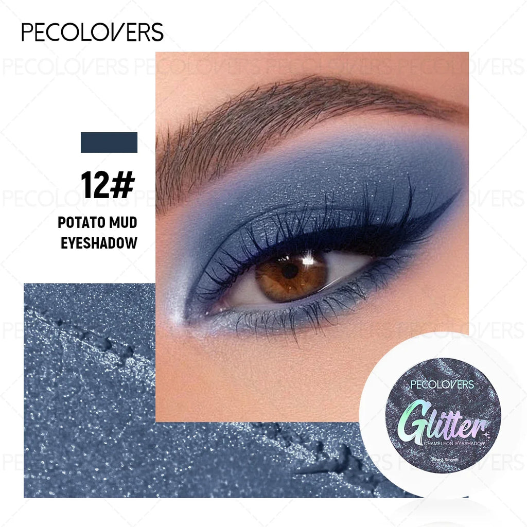 Pearly Shimmer Cream Eyeshadow – Forest Green Velvet Finish Cream Eyeshadow Qme 12