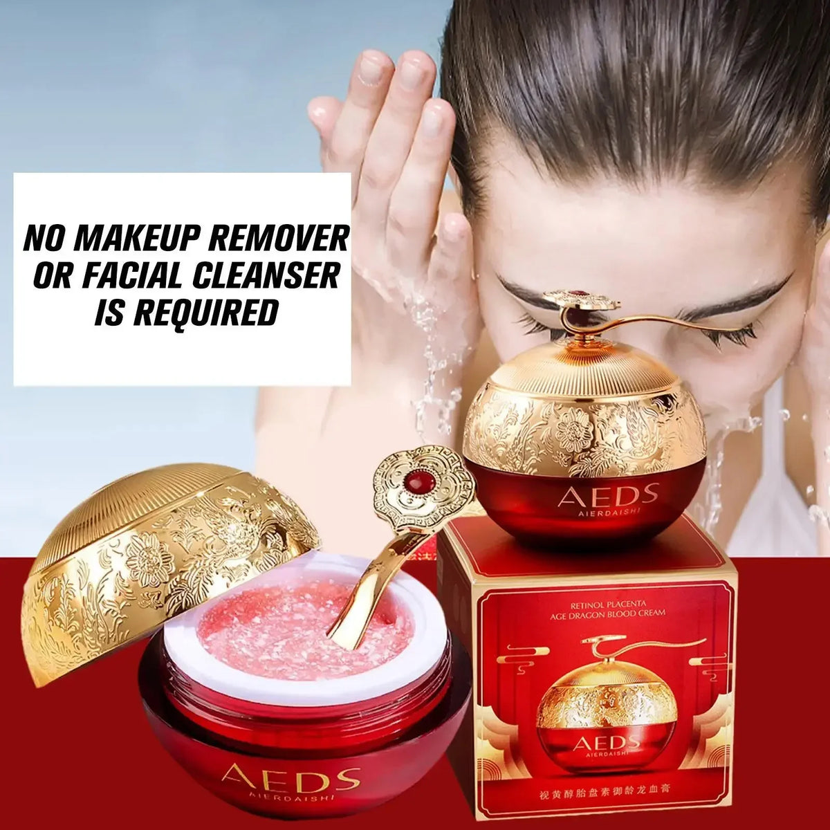 Dragon Blood Nourishing Facial Cream Serum – Moisturizing Skincare Facial Cream Serum Qme