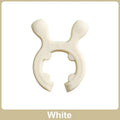 Deer Ear Silicone Spatula Holder & Pot Clip – Spoon Rest Silicone Spoon Rest Qme White