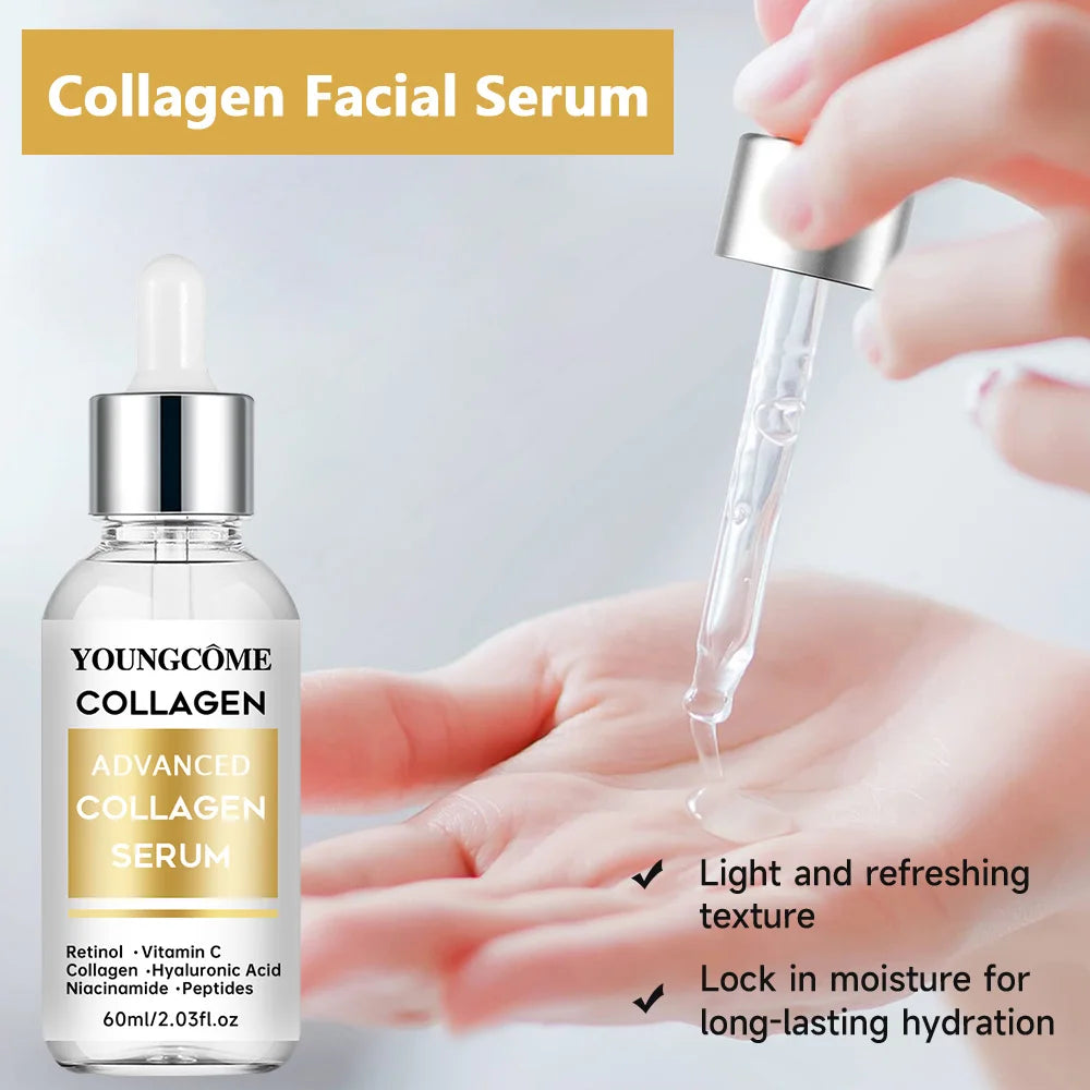 YOUNGCOME Silk Protein Collagen Serum – Lifting & Firming Face Serum Qst