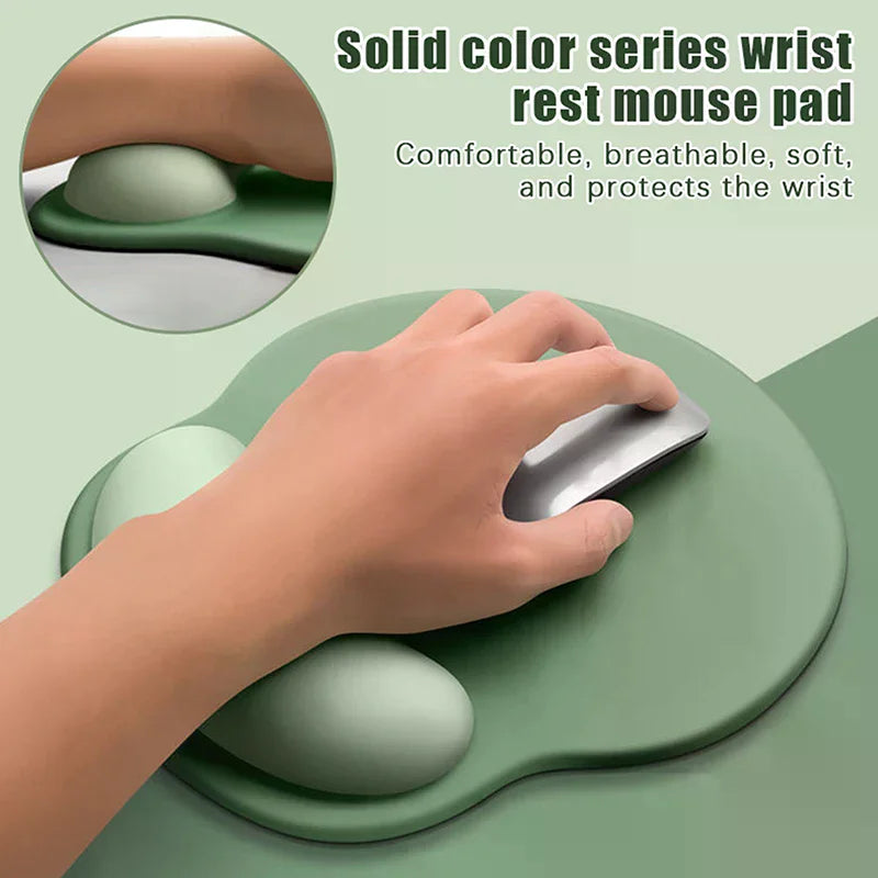 Ergonomic Mouse Pad Wrist Support | Non-Slip Gradient Design Ergonomic Mouse Pad Qme