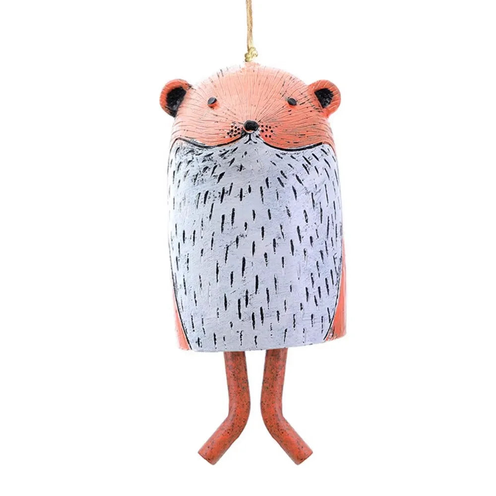 Cute Animal Resin Wind Chime – Garden Décor Wind Bell Gift Decorative Wind Chime Qst B