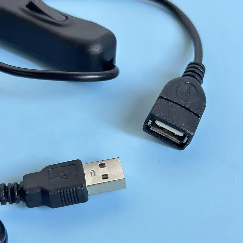 USB Extension Cable with On/Off Switch – 5m Male to Female USB Switch Cable Qme