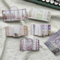 Vintage Window & Door Scrapbook Stickers – 10pcs Per Pack Decorative Craft Stickers Qme F