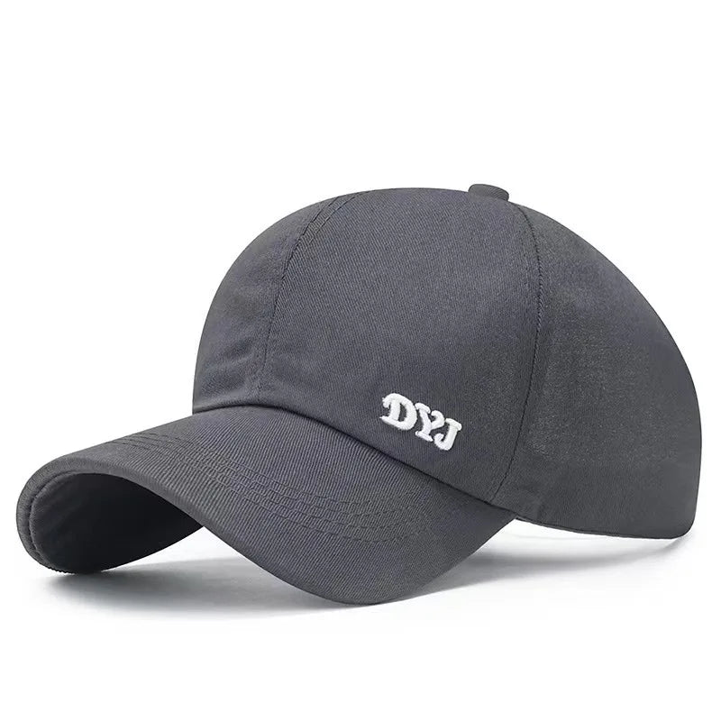 Open-Top Ponytail Baseball Cap – Sun Protection Cotton Hat Ponytail Baseball Cap Qme GRAY One Size