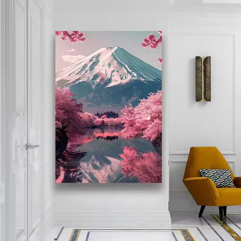 Japanese Shrine Forest Canvas Art Poster | Wall Décor Canvas Wall Art Qst