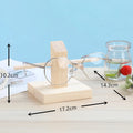 Wooden Sunglass Display Stand – Single Layer Eyeglass Rack Eyeglass Display Stand Qst A