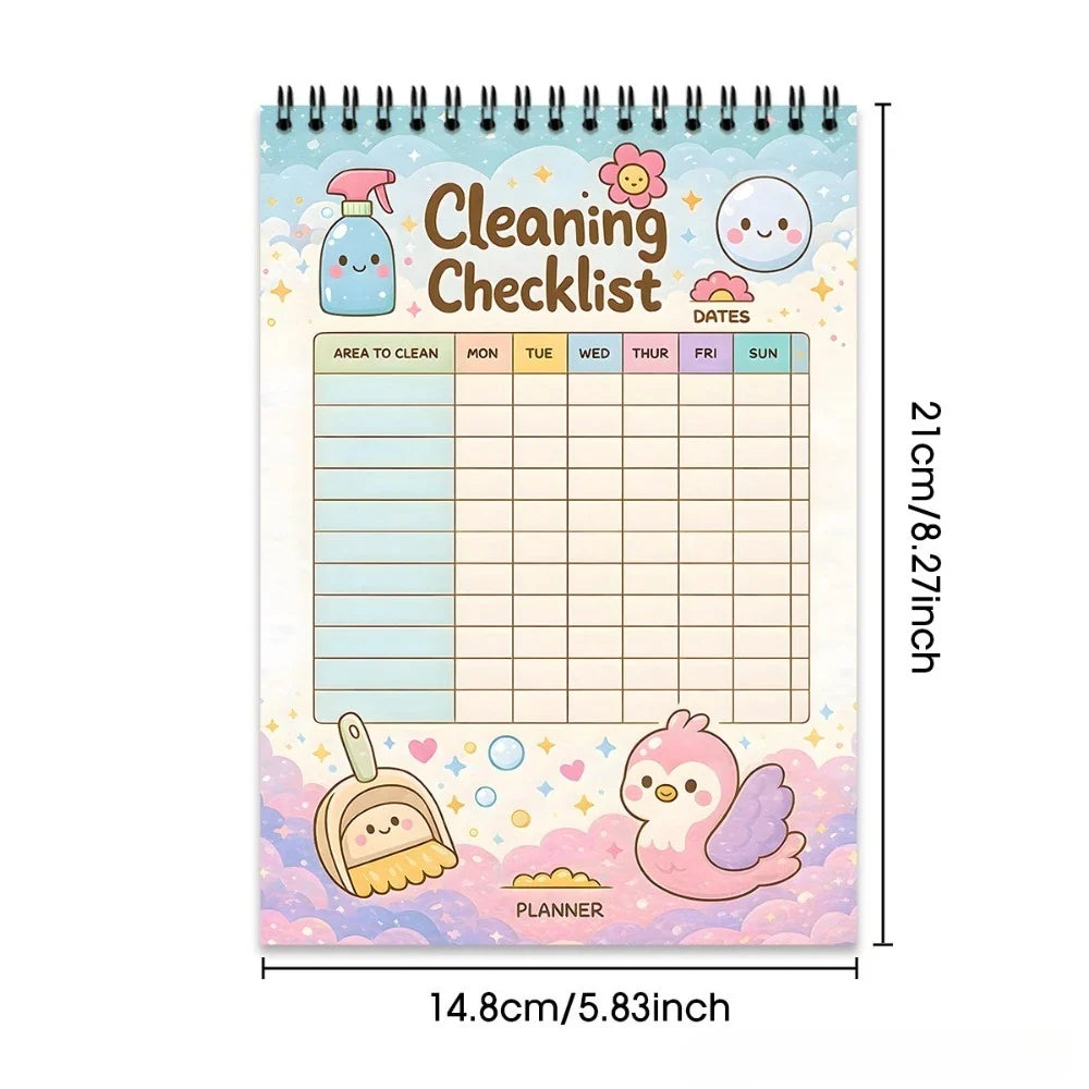 Aesthetic Undated Daily Planner Notebook | Personal Organizer Daily Planner Notebook Qme 50 Sheet