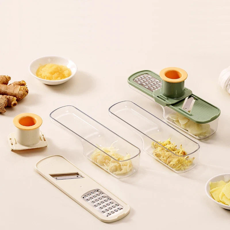 Mini Garlic Grinder & Chopper – Stainless Steel Spice Press Garlic Grinder Tool Qme