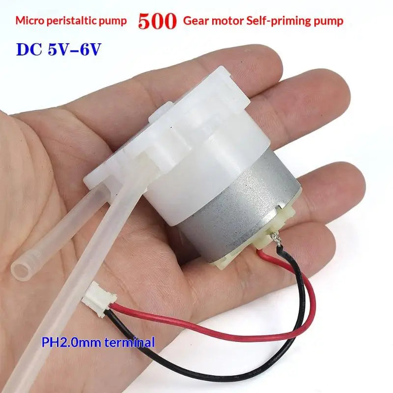 DC 5V 6V Micro Peristaltic Dosing Pump – Lab Ink Sampling Peristaltic Dosing Pump Qme