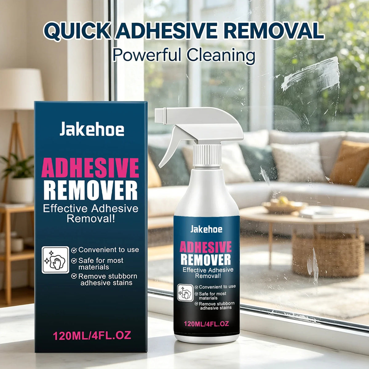 Fast-Acting Adhesive Remover Spray – Tape & Label Residue Adhesive Remover Spray Qme