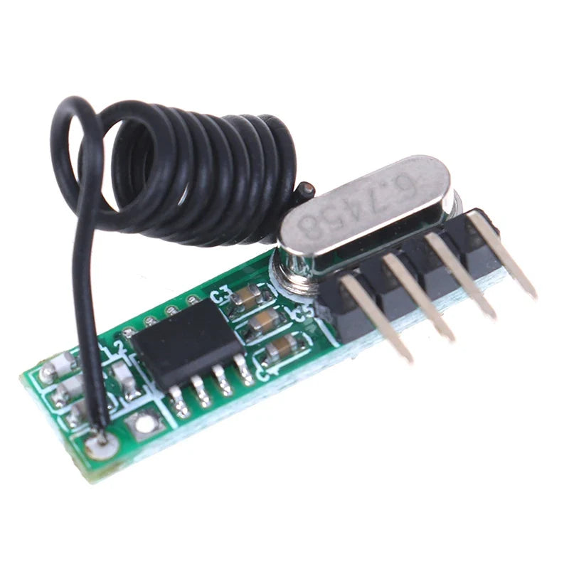 433 MHz 1CH RF Relay Receiver Wireless Remote Control Module RF Relay Module Qme