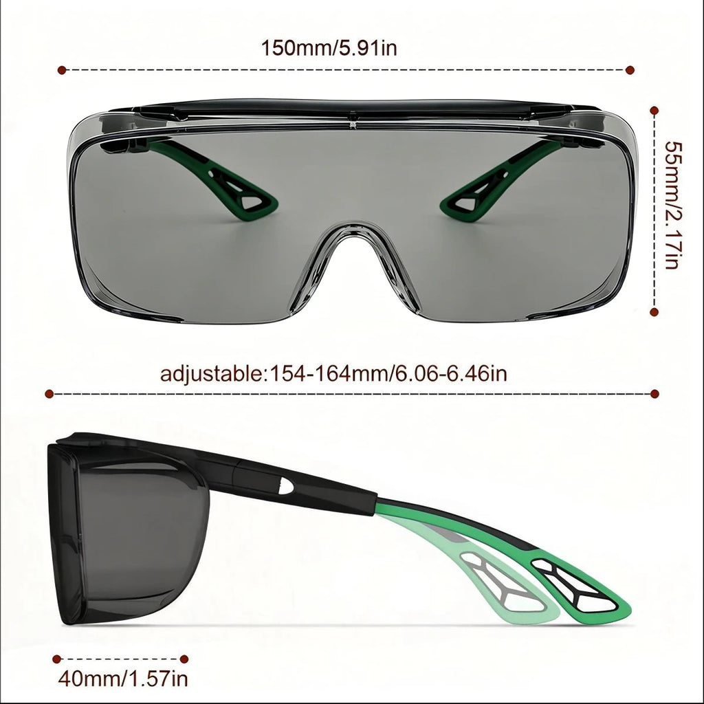 VOPHA ANSI Z87.1 Safety Glasses Over Glasses Anti-Fog HM6 Safety Glasses Qst
