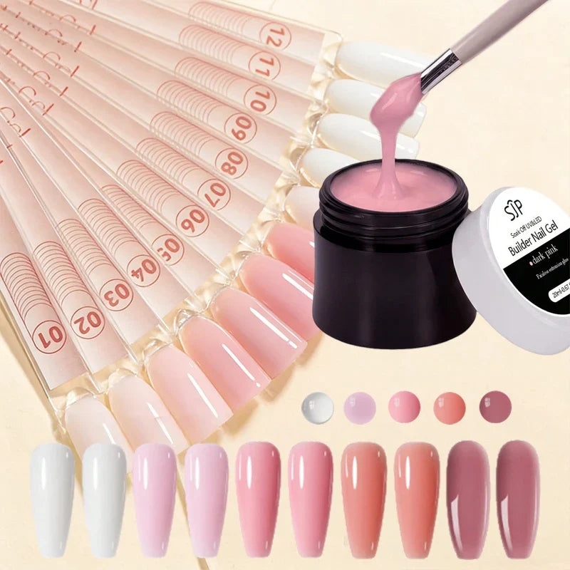 UV Leveling & Extending Nail Gel – DIY & Salon Nail Art | Qme UV Builder Nail Gel Qme