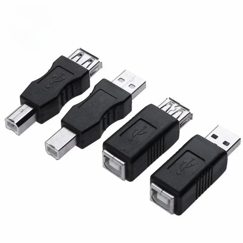 USB 2.0 Male to Female Type-B Printer Adapter Connector USB Printer Adapter Qme