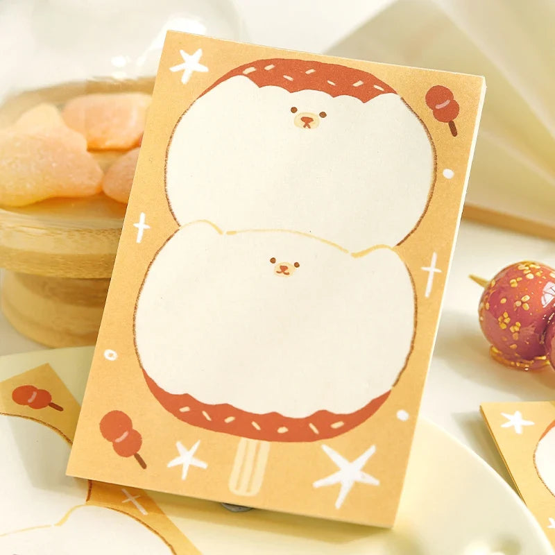 Kawaii Daily Checklist Memo Pad – 80 Sheets Cartoon Stationery Memo Notepad Qme
