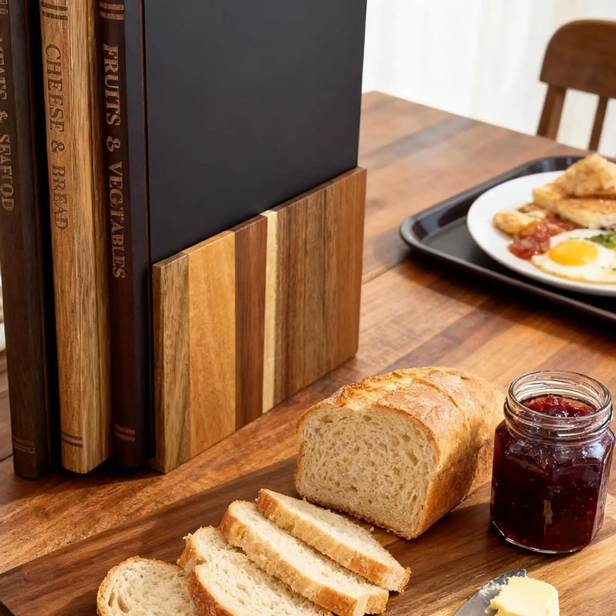 3-Piece Book-Shaped Wooden Cutting Board Set – Thickened Wooden Cutting Board Set Qme