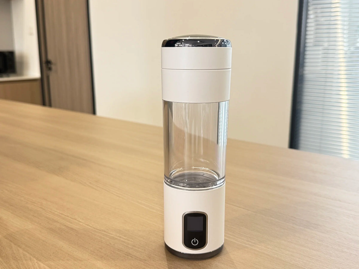 Hydrogen Water Bottle 320ml 8000ppb SPE PEM | BPA Free USB Charge Hydrogen Water Generator Qst