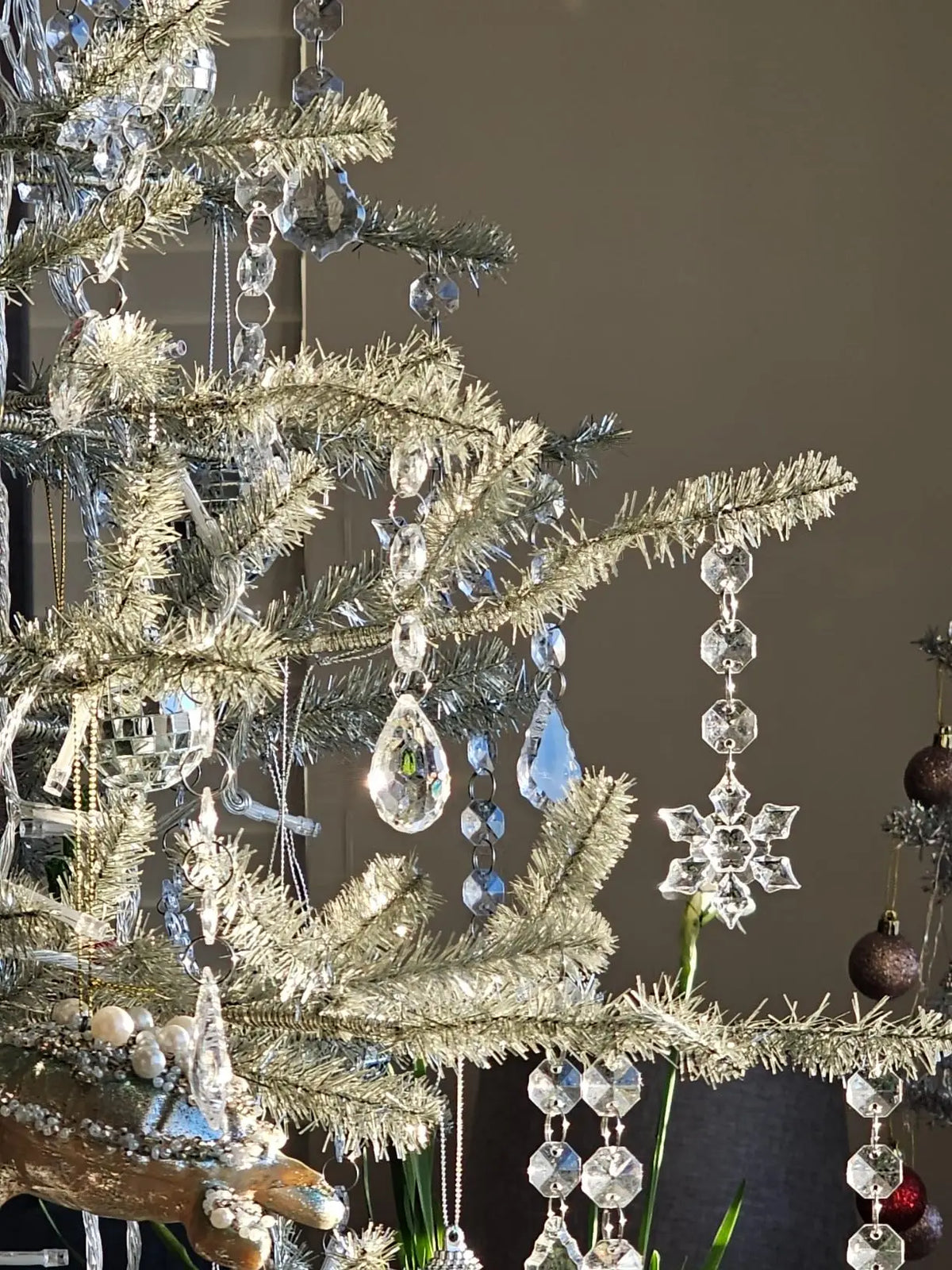 Snowflake Crystal Christmas Ornaments – Acrylic Tree Decorations Christmas Ornaments Qme