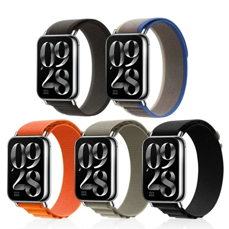Xiaomi Redmi Watch 4 Nylon Loop Band – Adjustable Elastic Strap Smartwatch Band Qme