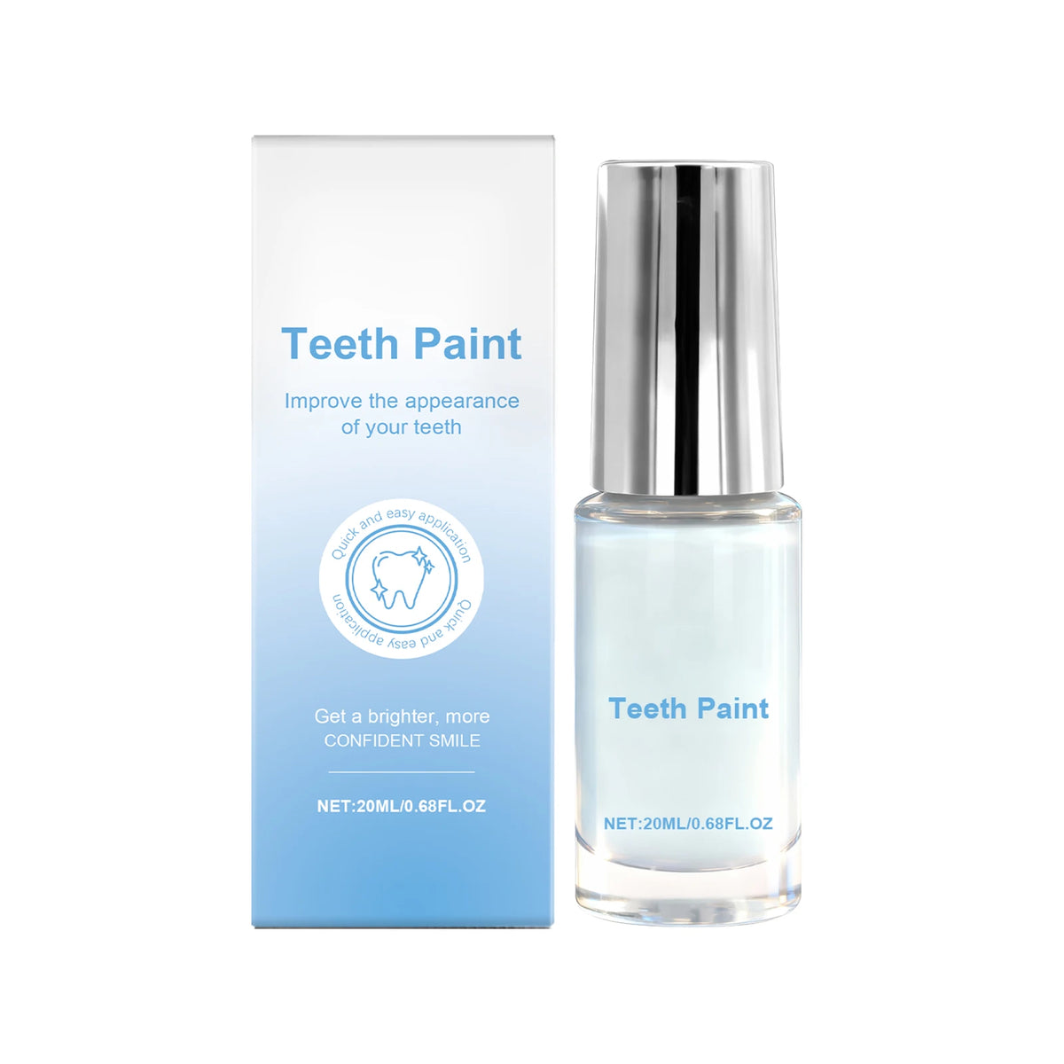 Teeth Whitening Paint Kit – Natural Stain Removal Gel Teeth Whitening Kit Qst 20ml boxed