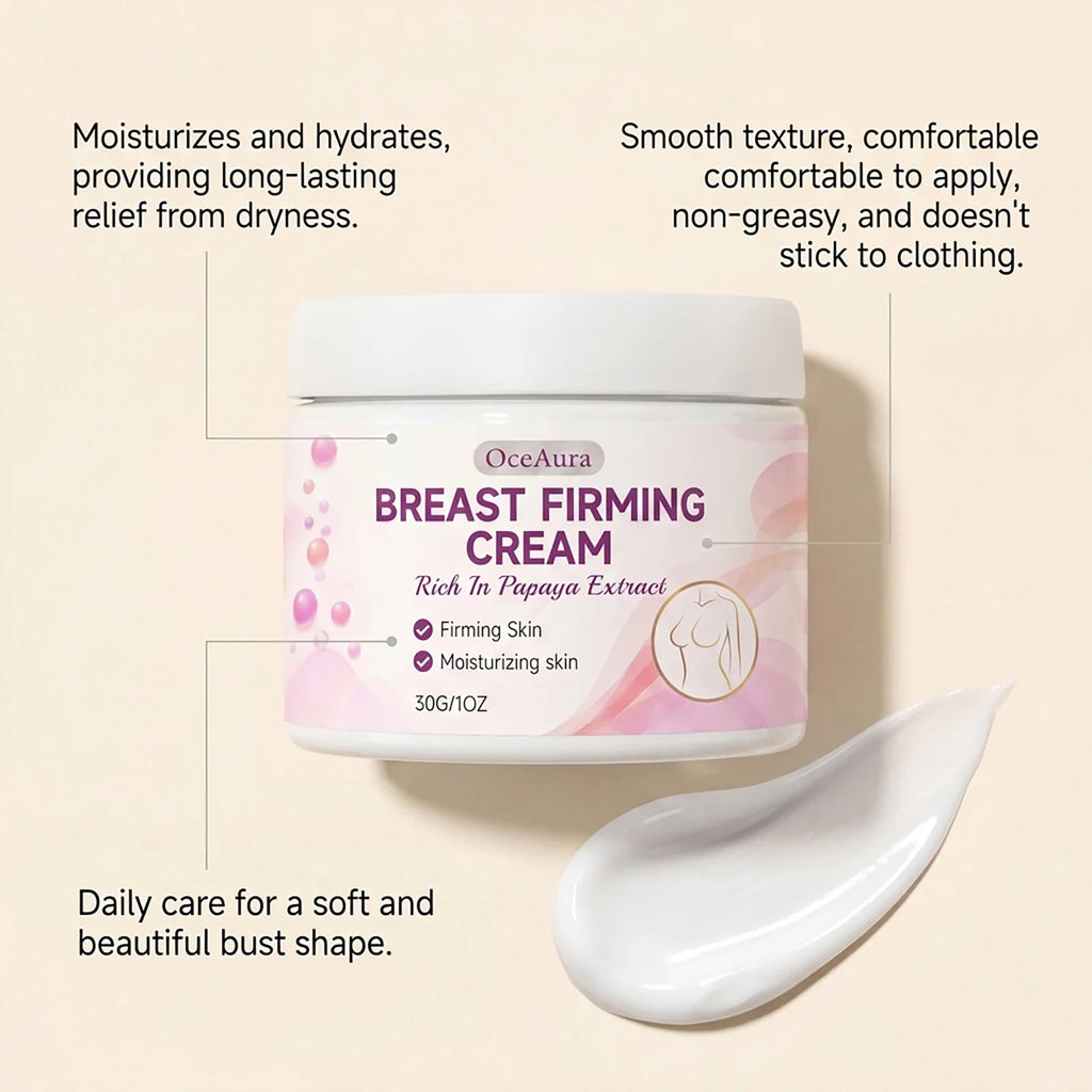 Papaya Extract Chest Firming & Moisturizing Massage Cream Body Firming Cream Qst