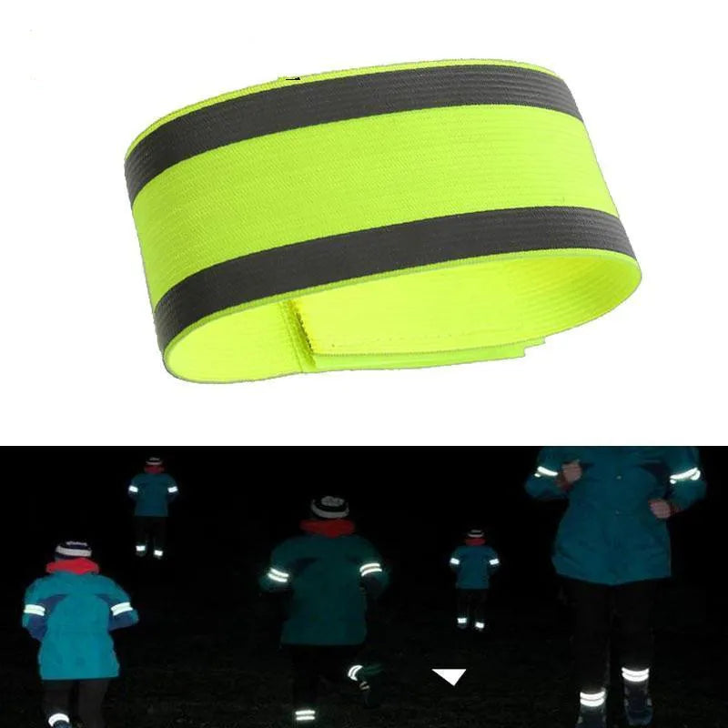 Reflective Arm Band for Night Cycling & Running | Safety Strap Reflective Safety Band Qme