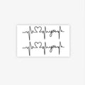 Minimalist Leaf Vine Waterproof Temporary Tattoo Sticker – Fine Line Temporary Tattoo Sticker Qme LX-736