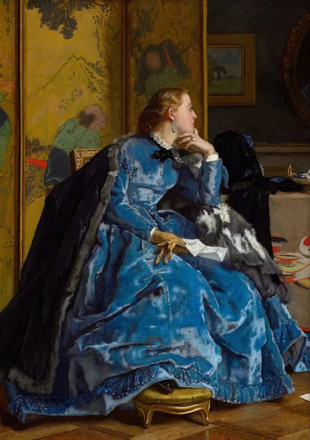 Vintage Noblewoman Portrait Canvas Wall Art Print | Home Decor Canvas Wall Art Qst