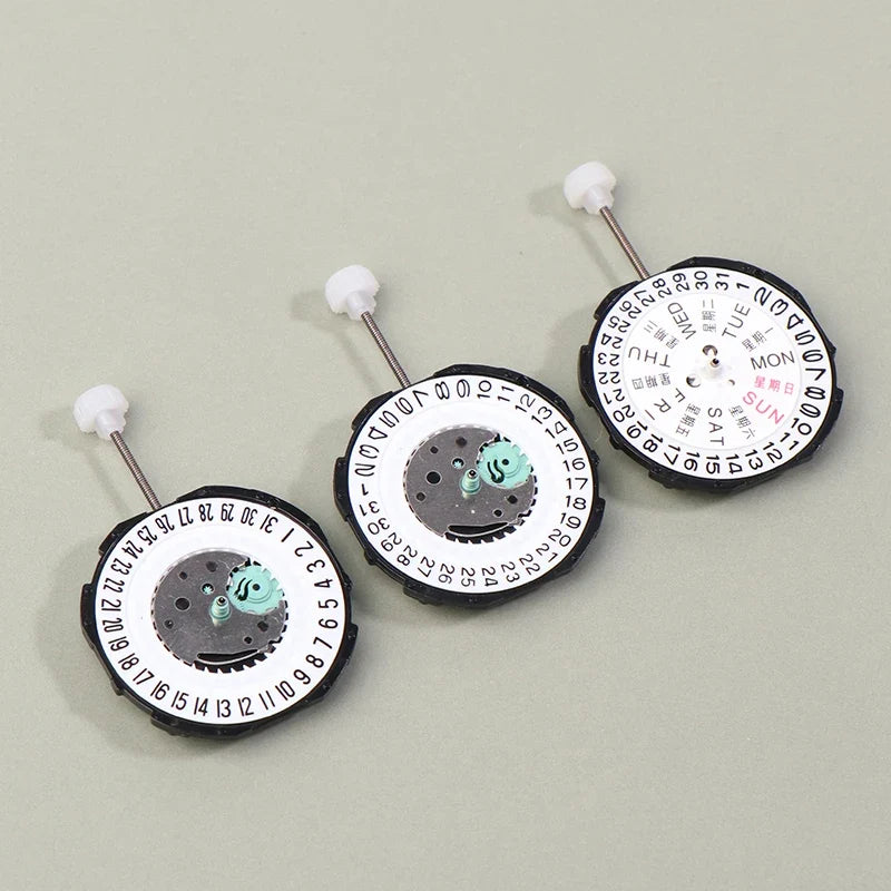 Sunon SL28-6 Quartz Clock Movement – 3 Hands & Calendar Clock Movement Qme