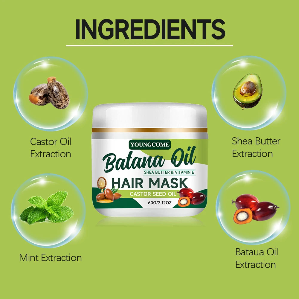 Batana Rosemary Hair Mask – Nourish & Moisturize Hair Hair Mask Qst