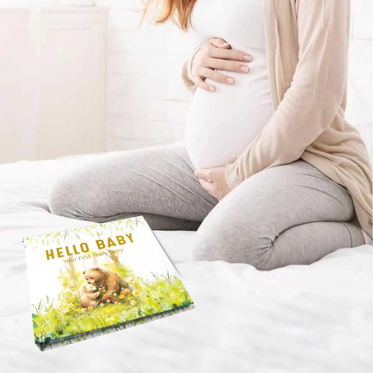 Baby Milestone Book – 5-Year Kids Memory Scrapbook Baby Memory Book Qme
