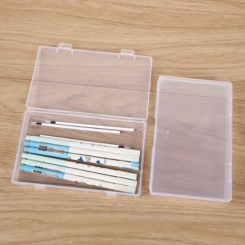 Clear Rectangular Plastic Storage Box – Small Parts Organizer 4pc Plastic Storage Box Qme