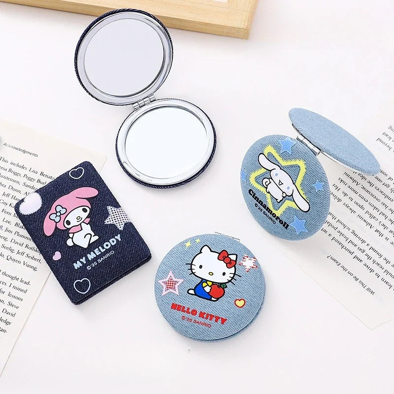 Hello Kitty Kuromi Compact Travel Makeup Mirror – 8 Colors Compact Travel Mirror Qme