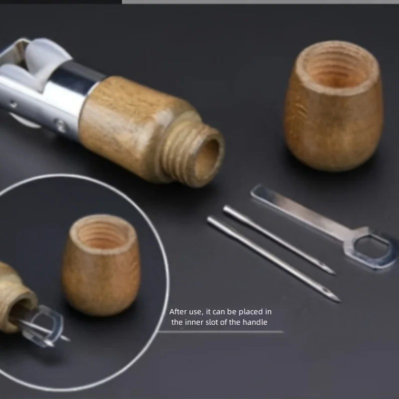 Leather Hand Sewing Cone Kit – Portable Manual Seamer Tool Leather Sewing Tool Qme