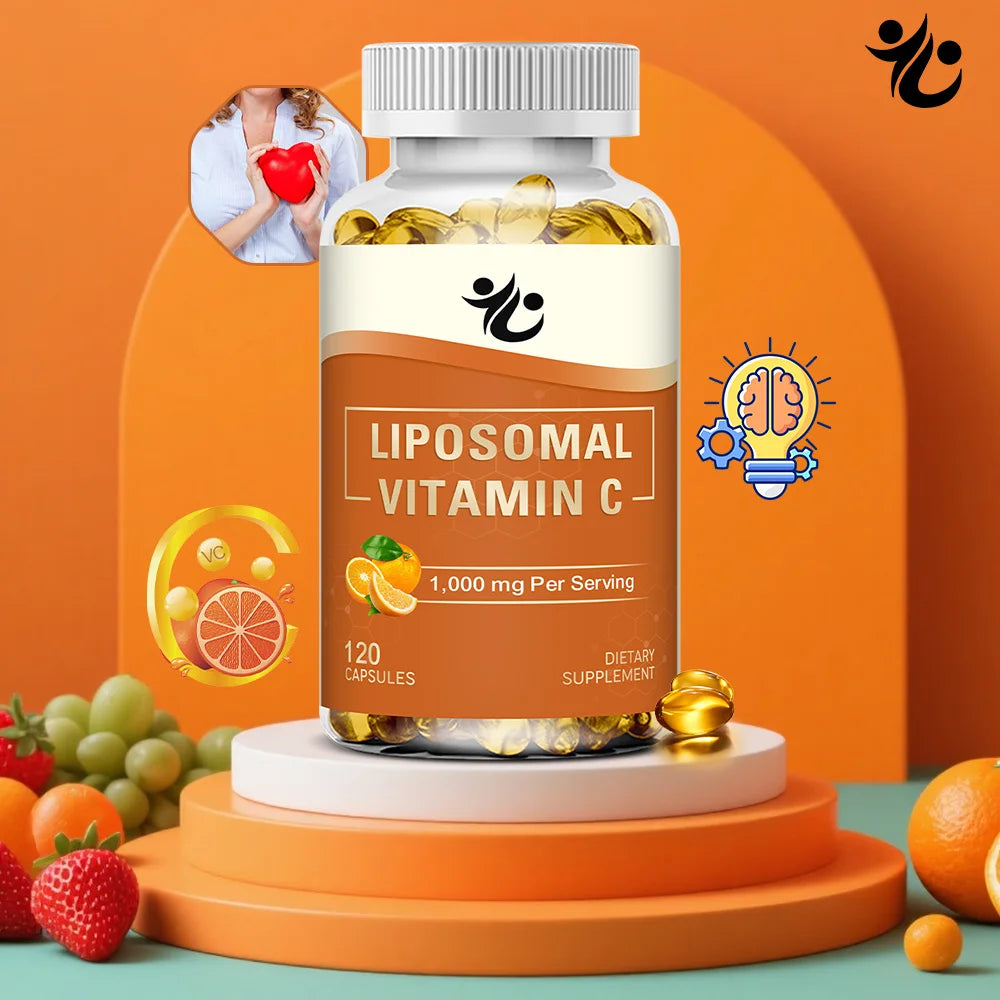 Fearathe Liposomal Vitamin C 1000mg – High Absorption Caps Vitamin C Supplement Qst