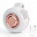 Portable Mini Clip Fan – USB Rechargeable Bladeless, 3-Speed Portable Clip Fan Qst White
