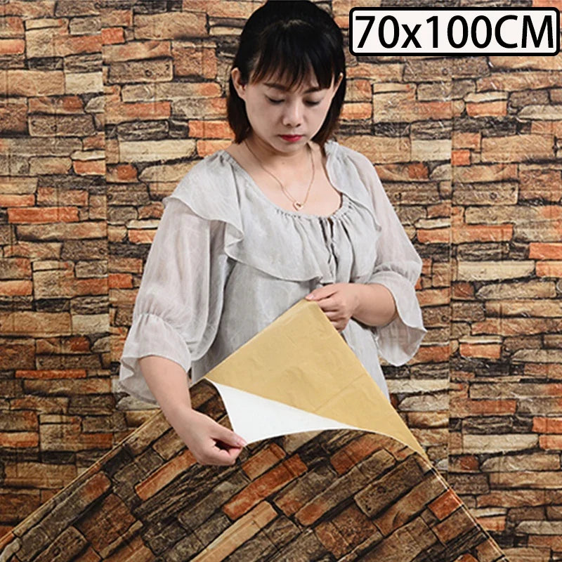 Self Adhesive Peel & Stick Wallpaper 70x100cm | 18 Designs Peel & Stick Wallpaper Qme