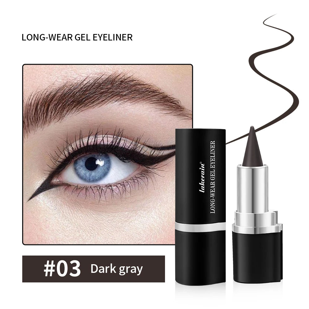 Matte Tapered Eyeliner Stick – Waterproof Long-Lasting Gel Pen Eyeliner Stick Qst 03
