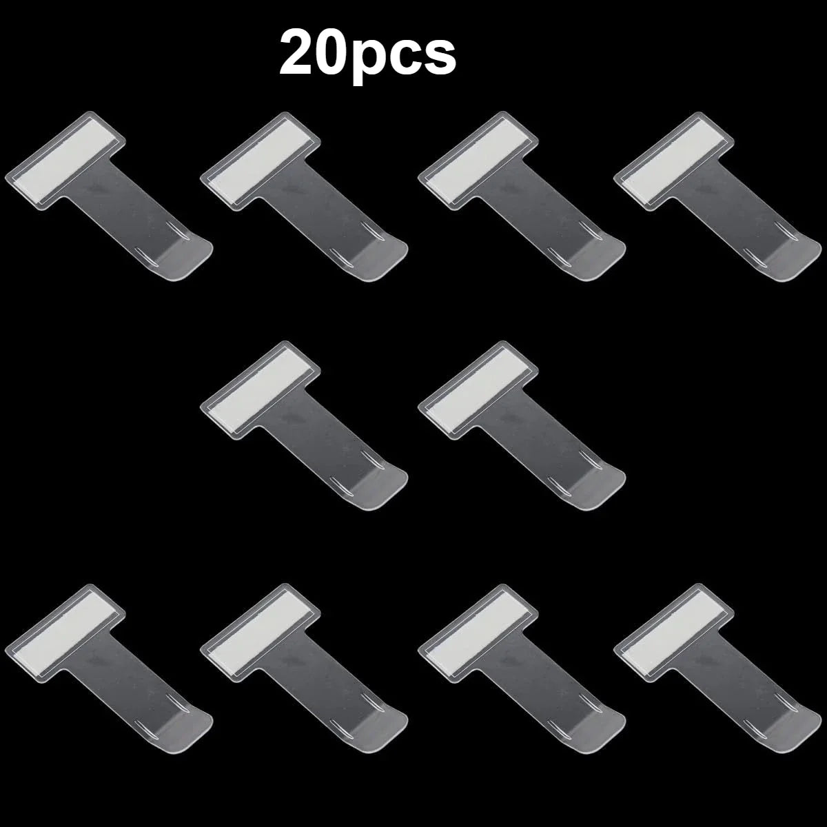Transparent Car Window Parking Ticket Holder – Adhesive Pad Car Window Permit Holder Qme 20pcs