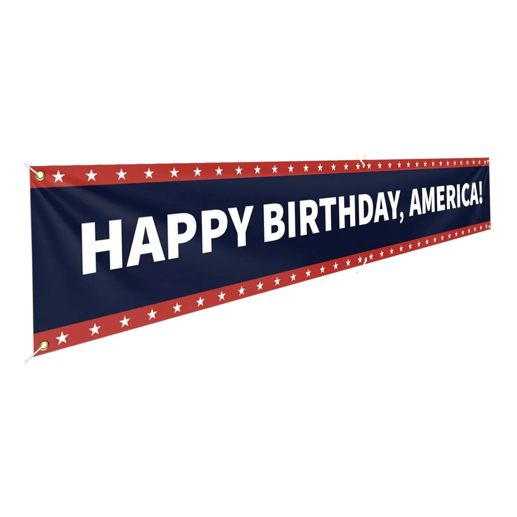 Independence Day 250th Anniversary Party Banner | 9 Colors Party Celebration Banner Qme G