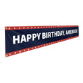 Independence Day 250th Anniversary Party Banner | 9 Colors Party Celebration Banner Qme G