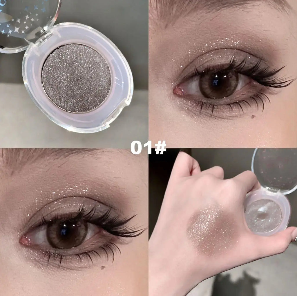 3D Pearlescent Highlighter Powder – Glitter & Gloss Shimmer Highlighter Powder Qme K23-01