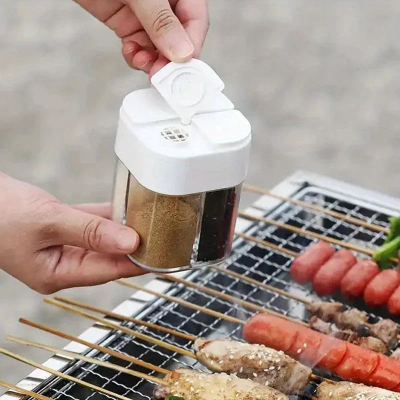 Camping BBQ Spice Seasoning Jar – Outdoor Cooking Dispenser Spice Seasoning Jar Qme