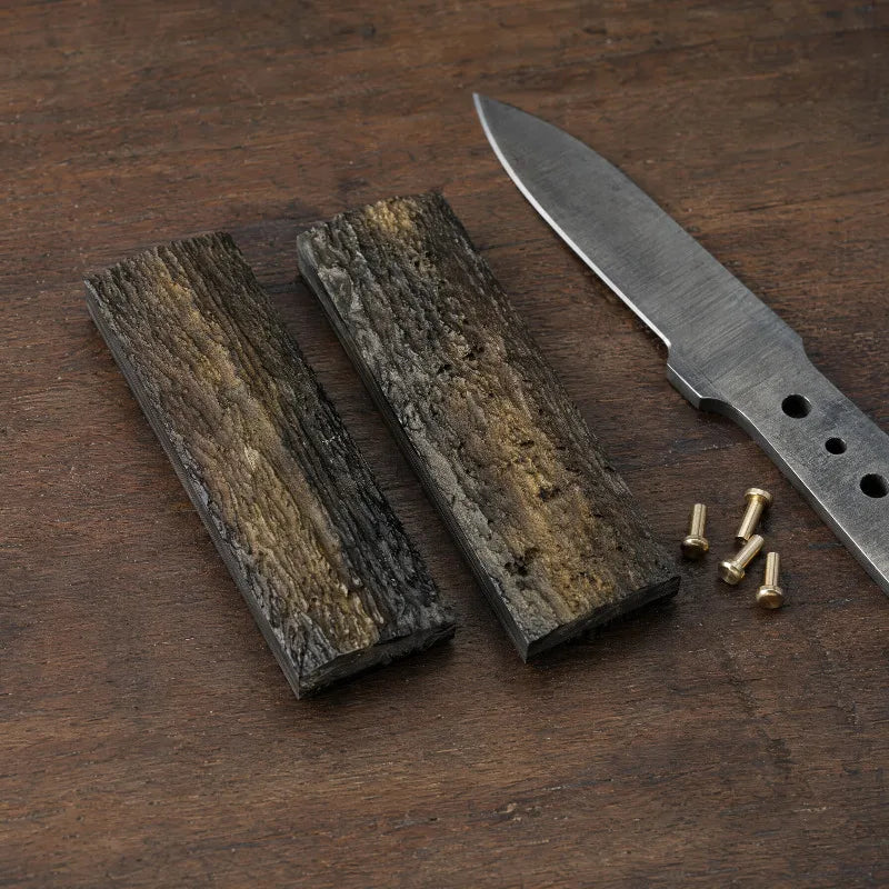 POM Resin Antler Horn Knife Handle Scales Slabs – 1 Pair DIY Knife Handle Scales Qst