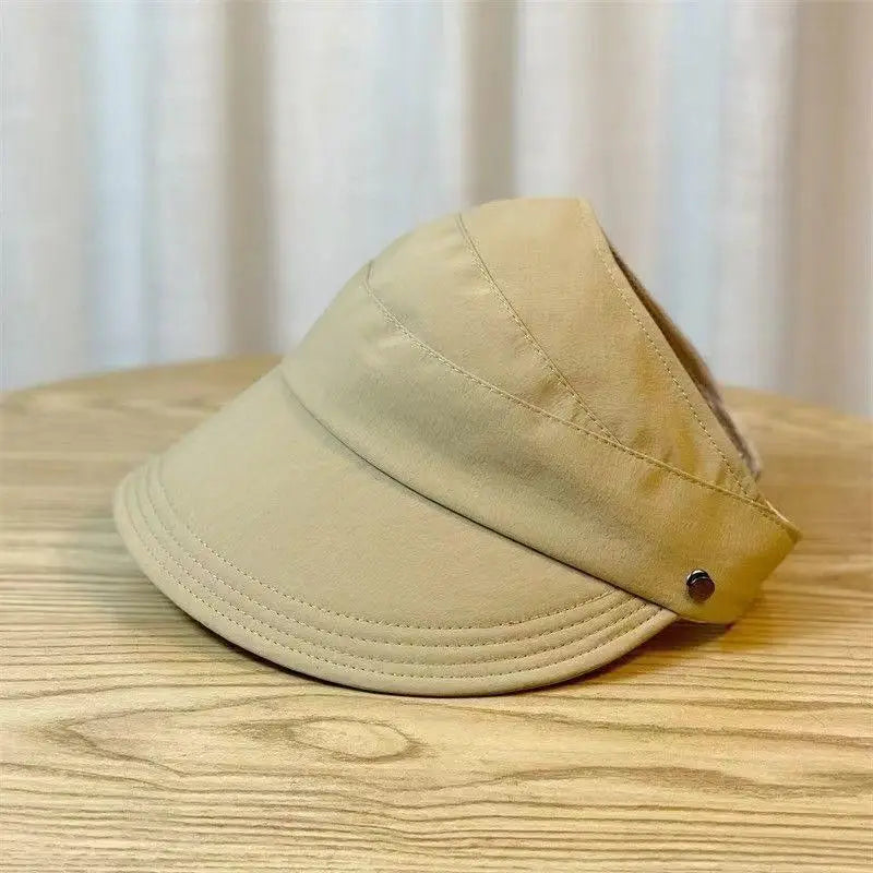 Women's Color-Block Wide Brim Fisherman Sun Hat Women's Sun Hat Qst F one size