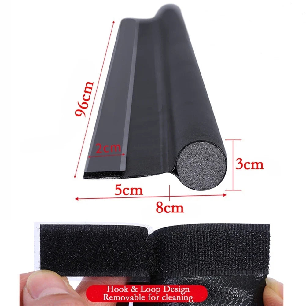 Adjustable Door Bottom Seal Strip – Weatherproof & Soundproof 96cm Door Weather Strip Qme