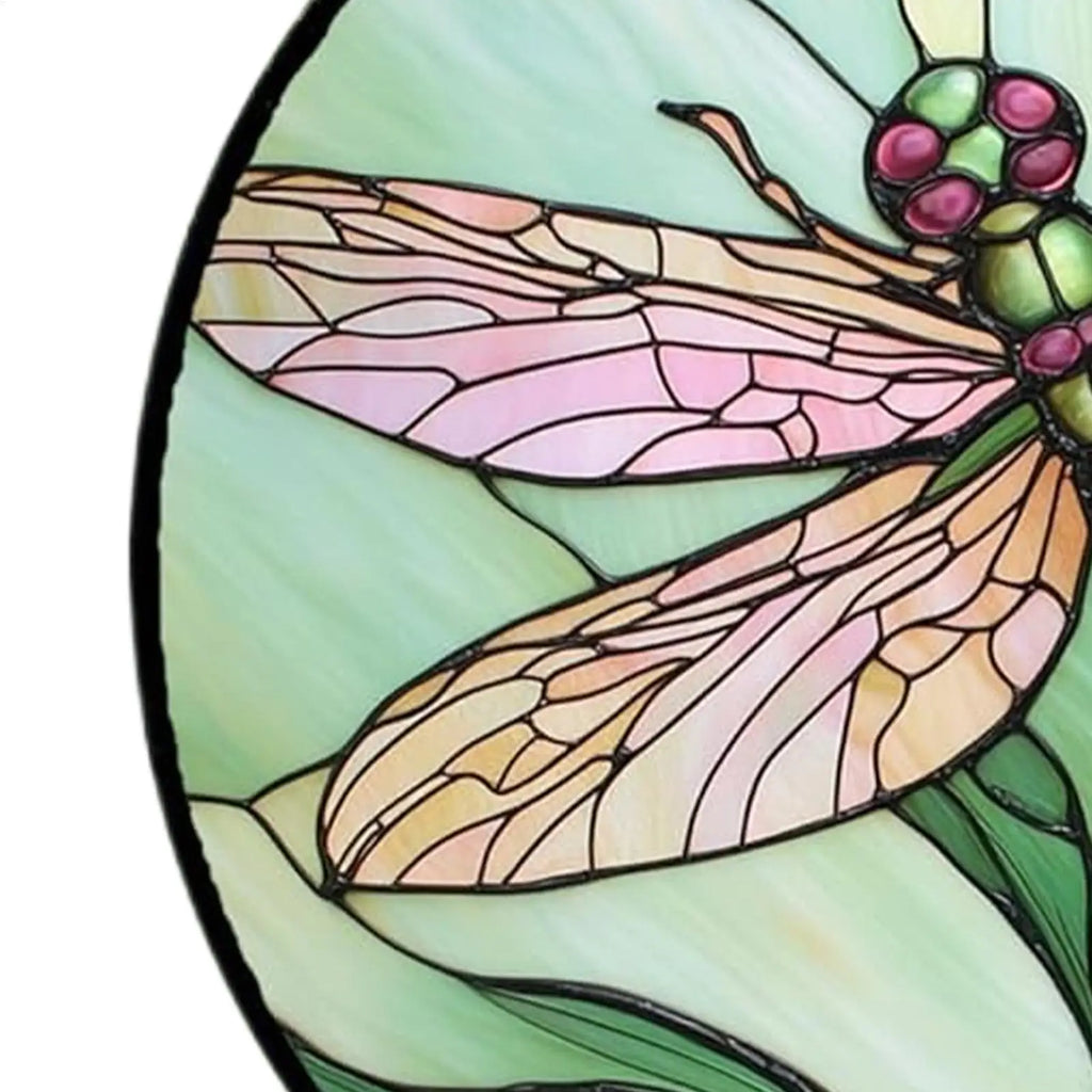 Stained Glass Acrylic Animal Ornaments Set of 4 | Tree & Door Decor Acrylic Ornament Set Qme