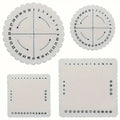 DIY Beading Braiding Disc Set – Round & Square Shapes Braiding Disc Set Qme 4pcs